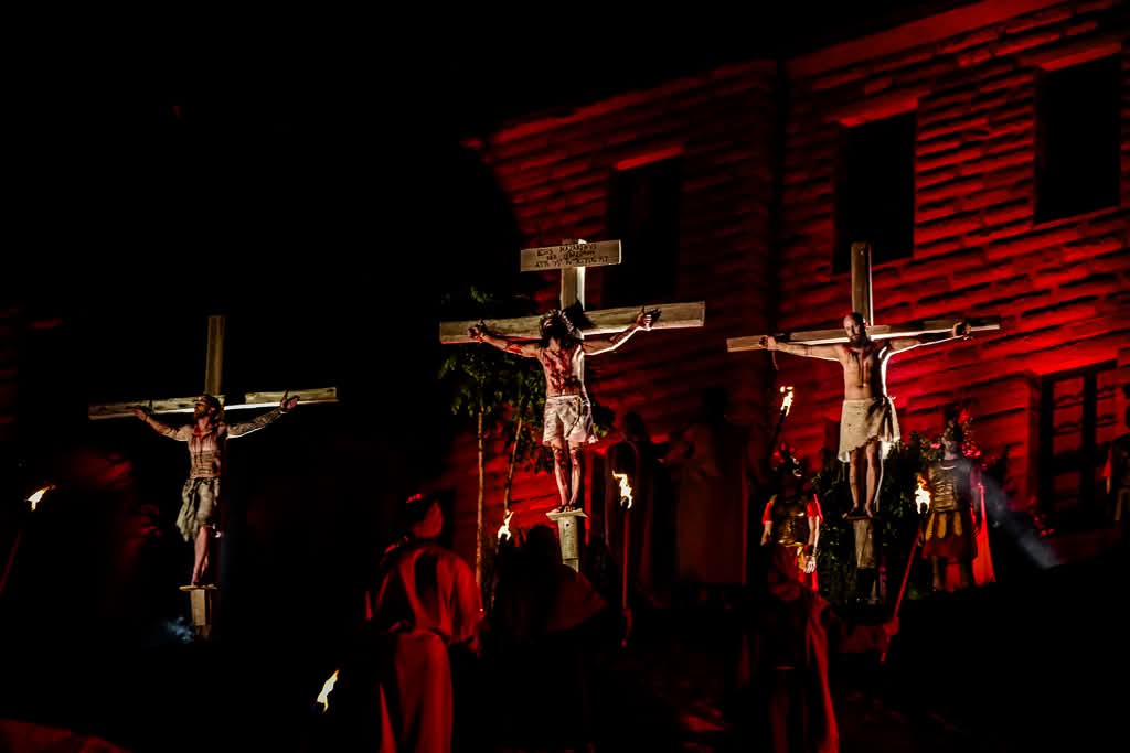 Encenação da XX Paixão de Cristo em Imigrante, RS