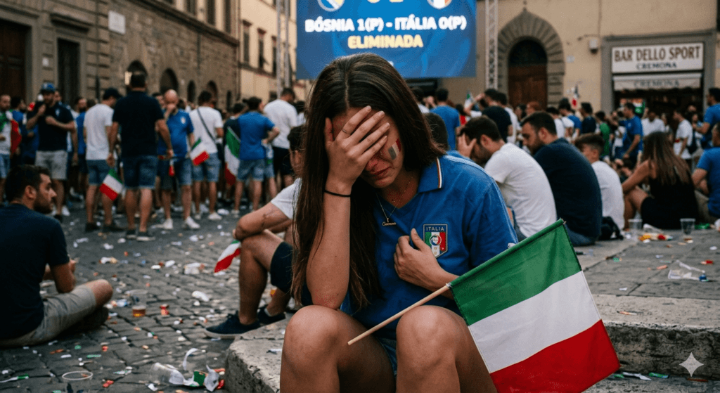 A Itália fora da Copa do Mundo 2026. O Terceiro Adeus Consecutivo