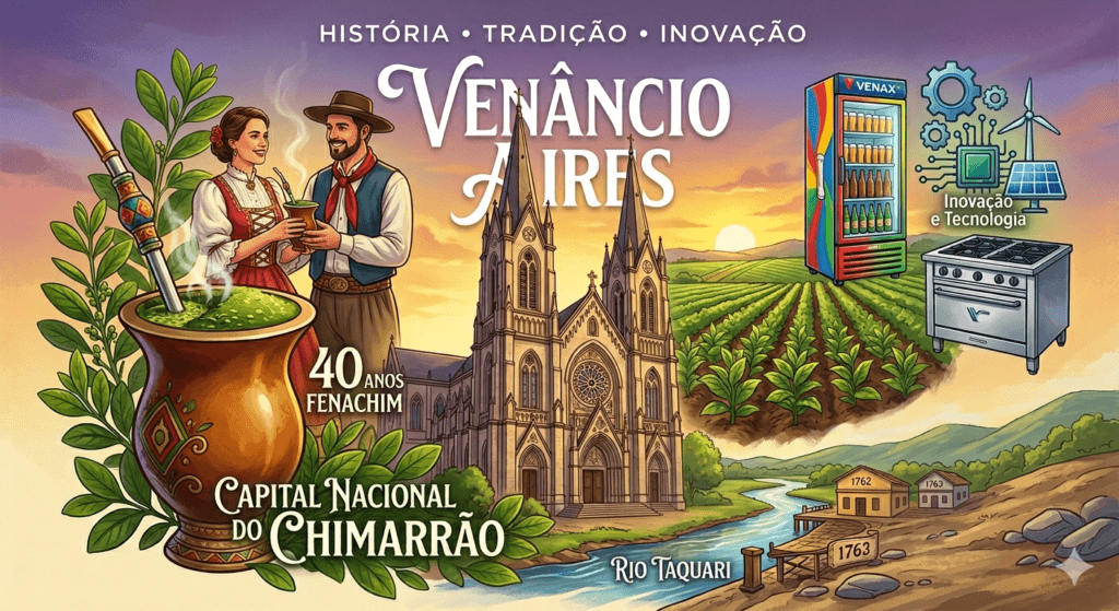 Venâncio Aires: Entre a Tradição dos Ervais e a Inovação. Somos a terra do chimarrão, do tabaco, do aço e da inovação.